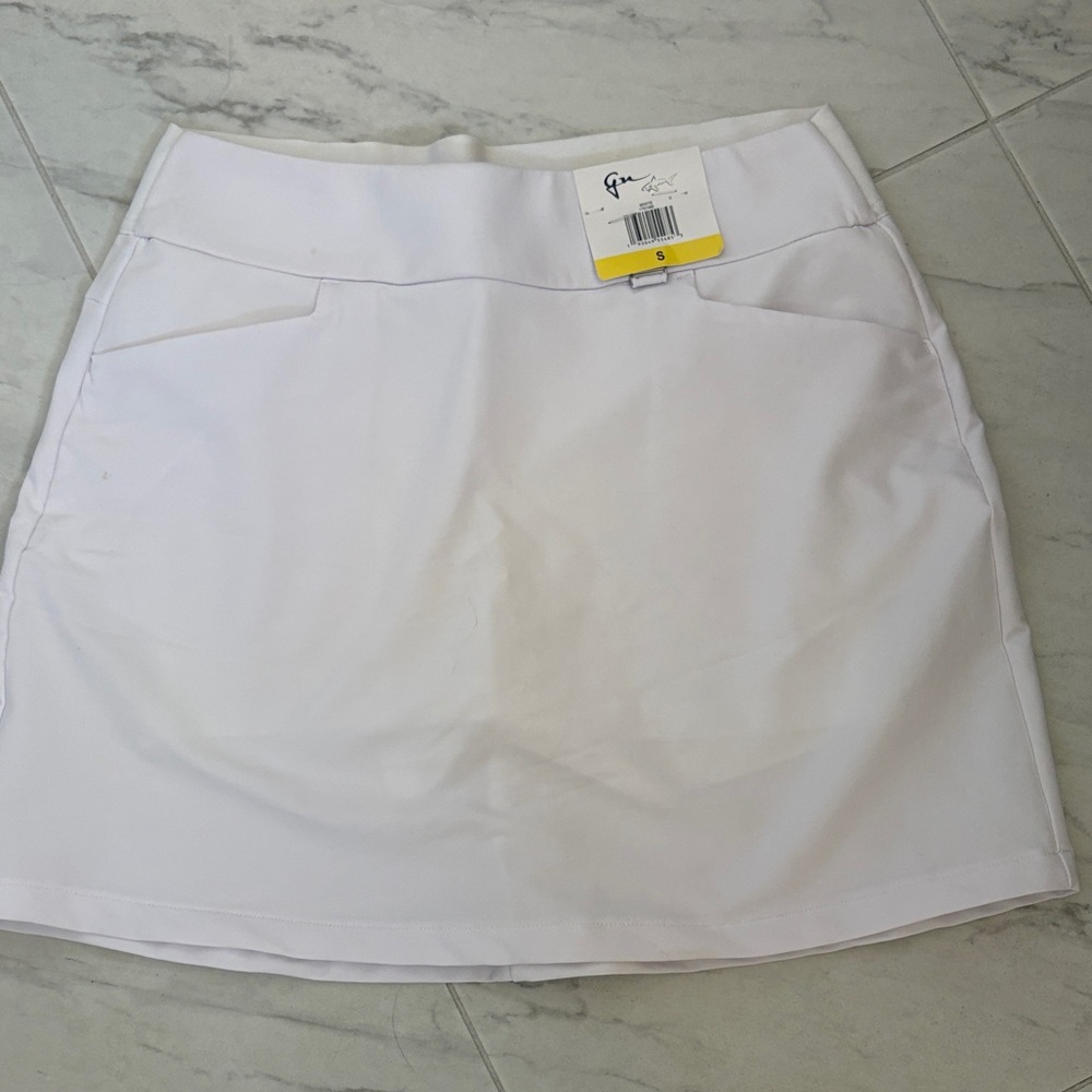 Greg Norman golf Classic White Mini Skirt